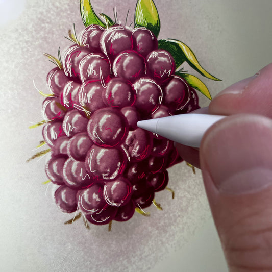 Raspberry Pattern Phone Case