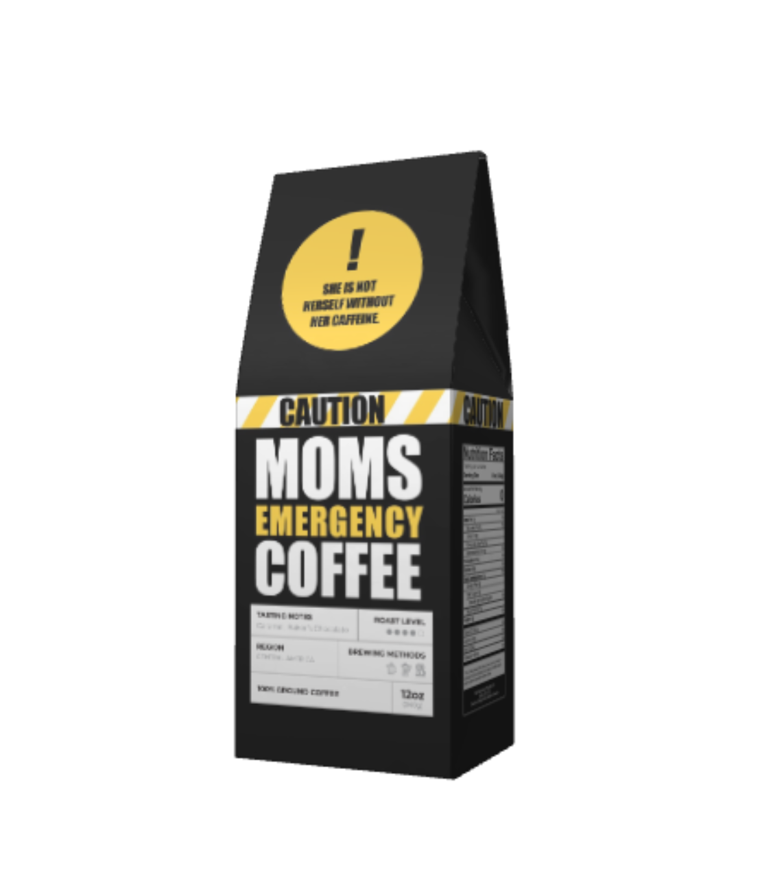 Mom's Emergency Coffee – Personalized Bold Blend for Coffee-Loving Moms | Funny Gift Idea