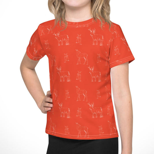 Toddler Deer Pattern Mid-Weight Jersey