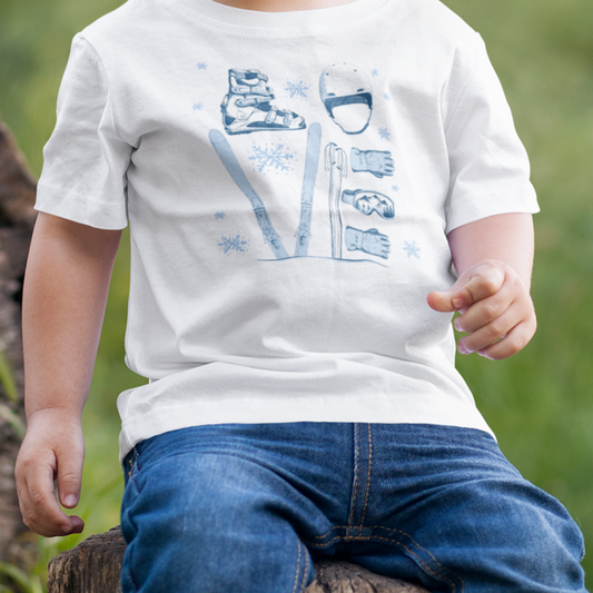 Toddler Ski Gear T-Shirt