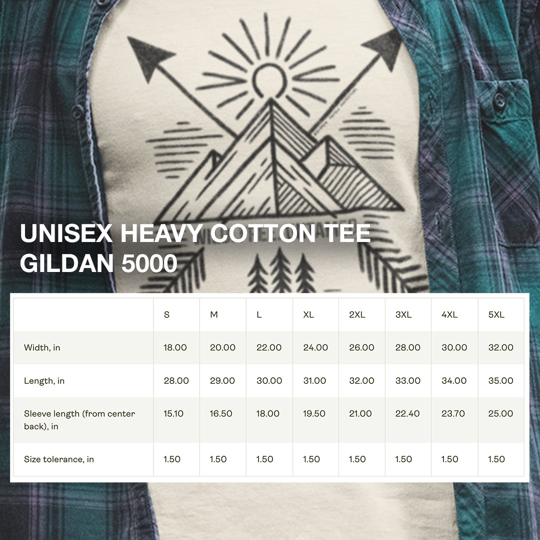 wild-free-untamed-unisex-tee-size-chart-guide