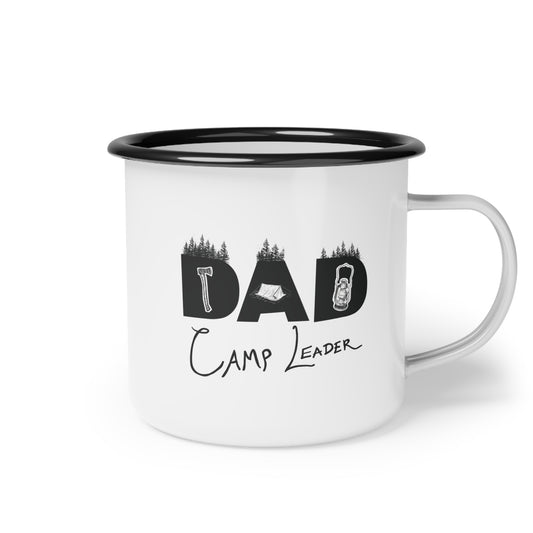 Dad Camp Leader — Enamel Camp Cup // Personalized //