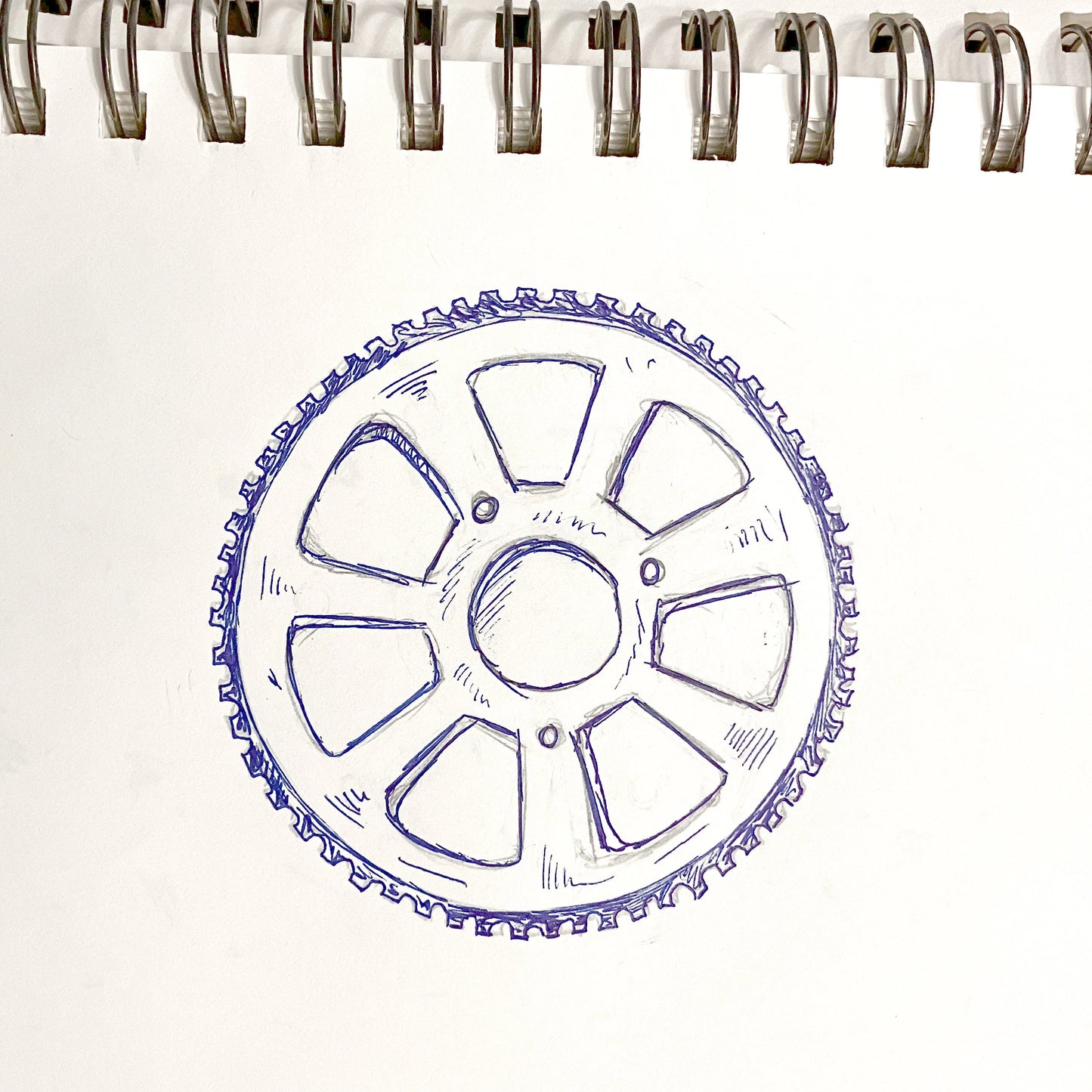 Bicycle Sprocket Graphic T-Shirt