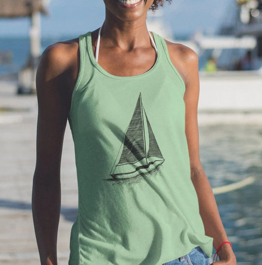 Sailboat Racerback Tank