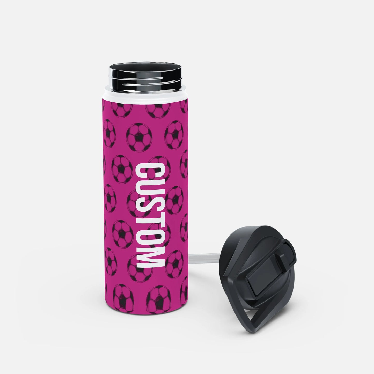 Custom Soccer Water Bottle