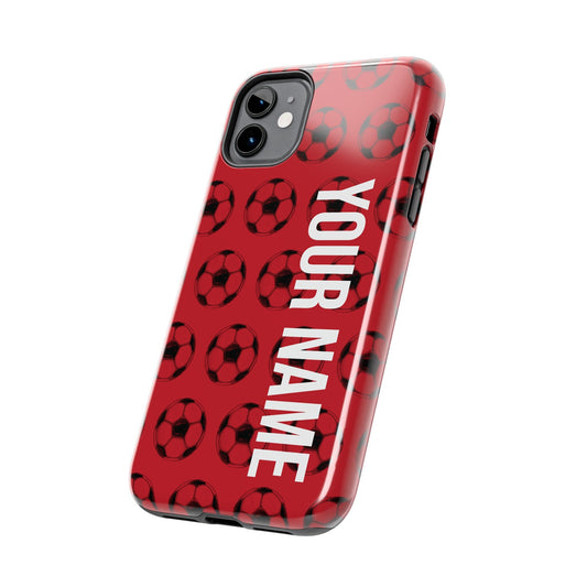 Custom Soccer Pattern iPhone Case
