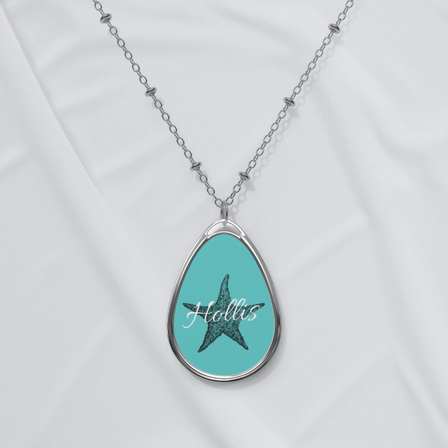 Personalized Oval Necklace