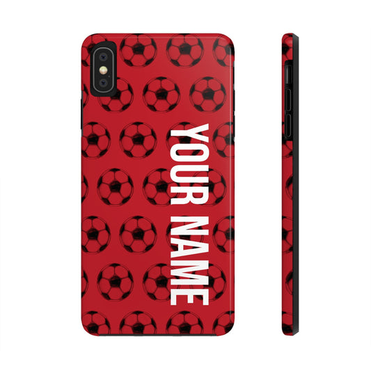 Custom Soccer Pattern iPhone Case
