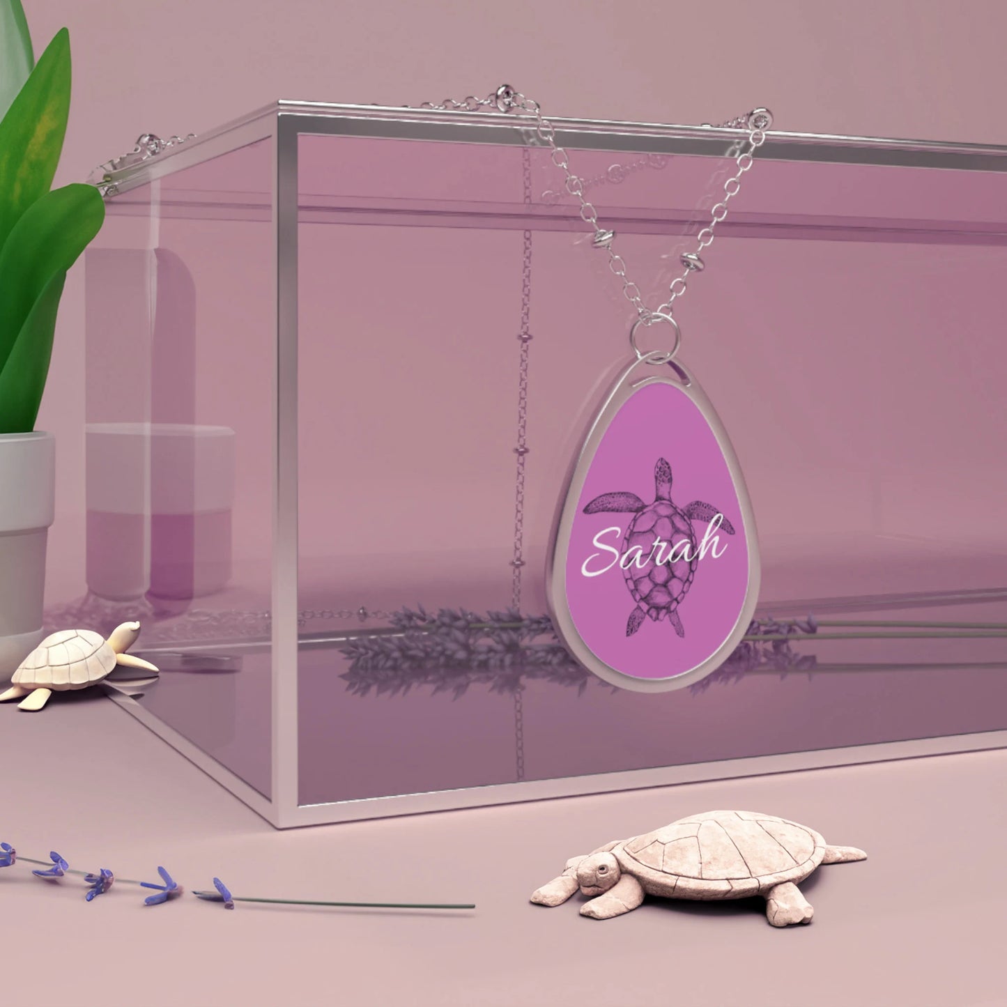Personalized Oval Necklace