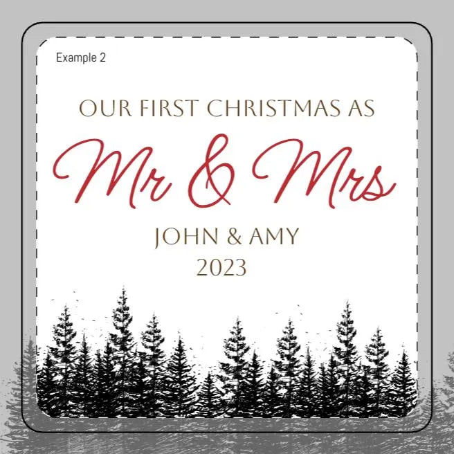 Personalized First Christmas Ornament