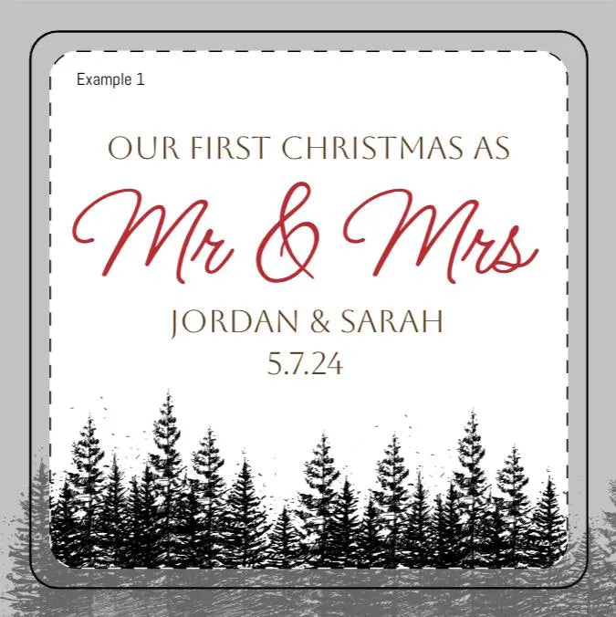 Personalized First Christmas Ornament