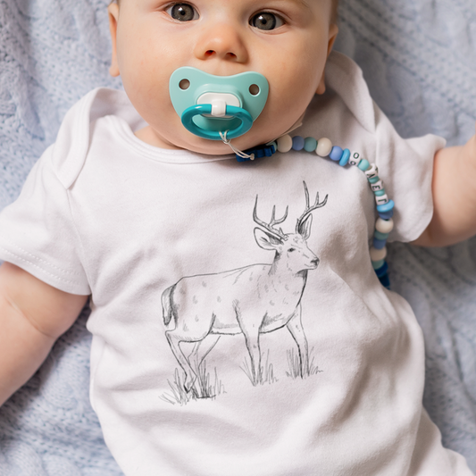 Infant 6 Point Buck Bodysuit