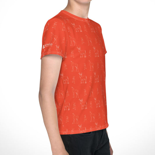 Kids' Whitetail Deer Pattern Mid-Weight Jersey