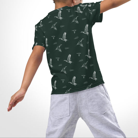 Duck Pattern - Toddler Mid-Weight Jersey