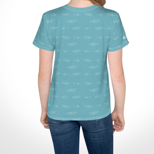 Kids' Largemouth Bass Pattern Jersey