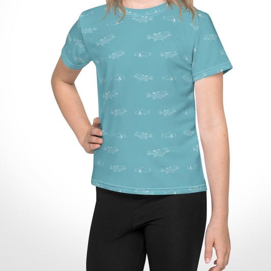 Toddler Largemouth Bass Pattern Jersey