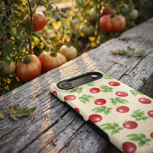 Garden Tomato Pattern case by Kempain Family Outfitters.