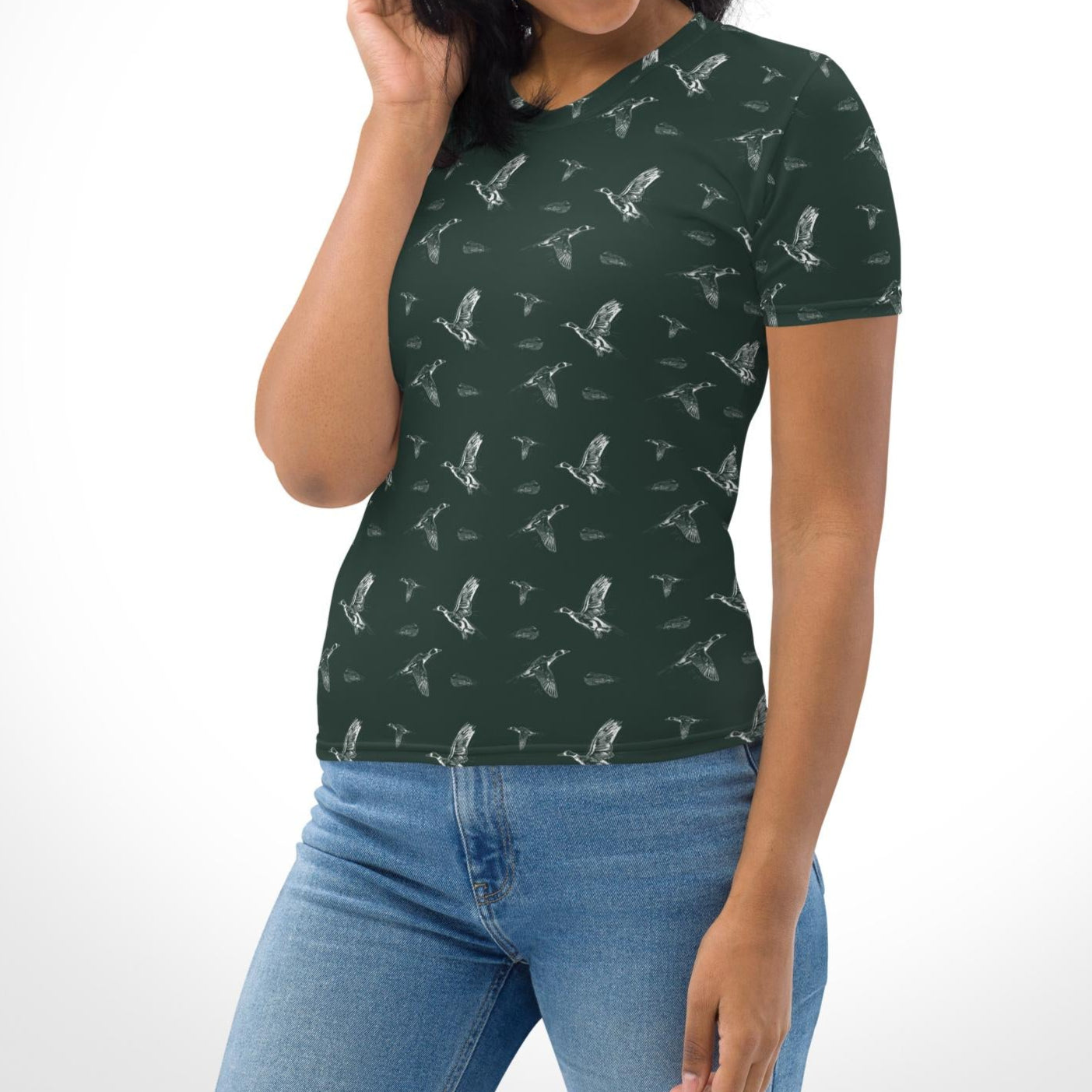 Women's Flying Duck Pattern Jersey