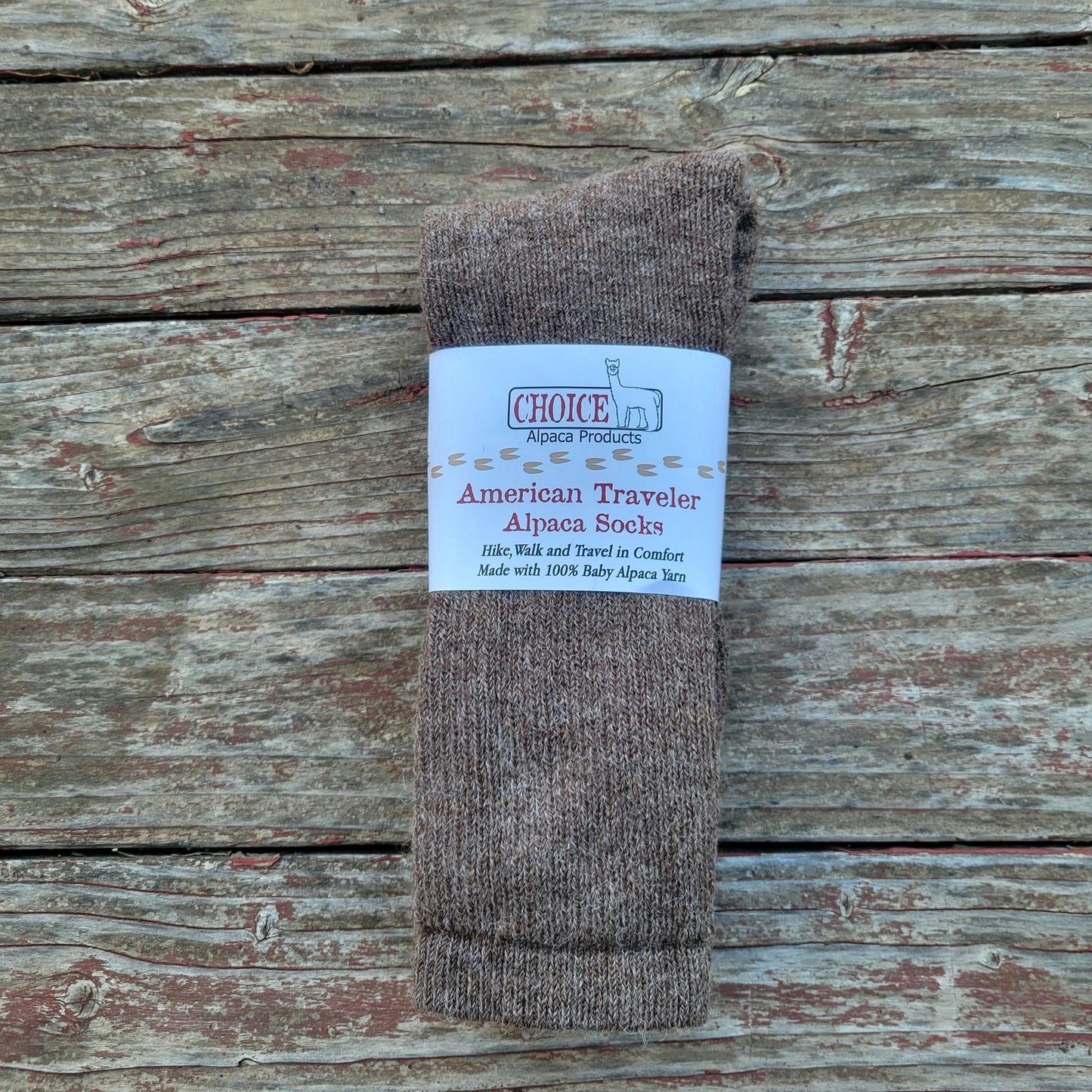 The American Traveler Sock | 100% Alpaca Yarn