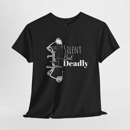 Archery Tee, Silent but Deadly Archery Compound Bow, Archery Shirt, Bow and Arrow Tee, Archer Gift, Archery Lover Shirt