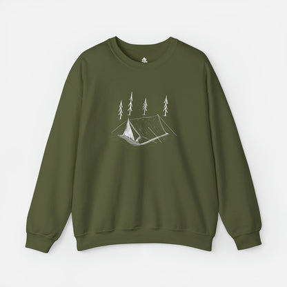 Women's Camping Tent Crewneck | Unisex Fit