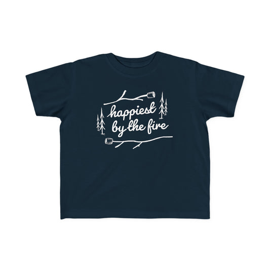 Toddler's Happiest By the Fire T-Shirt