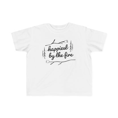 Toddler's Happiest By the Fire T-Shirt