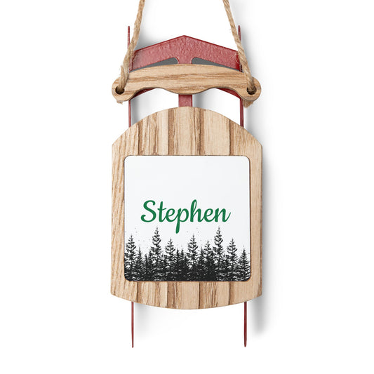 Ornament Decor, Personalized Christmas Tree, Holiday Gift, Custom Name Decoration, Winter Home Decor