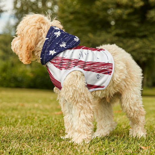American Flag Pet Hoodie