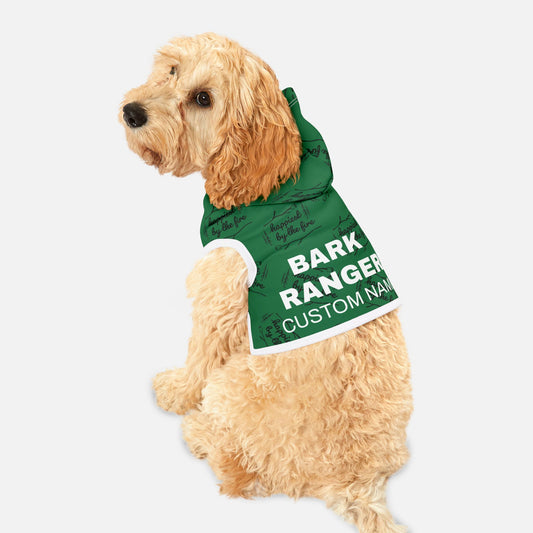 Bark Ranger Dog Hoodie | Happiest by the Fire