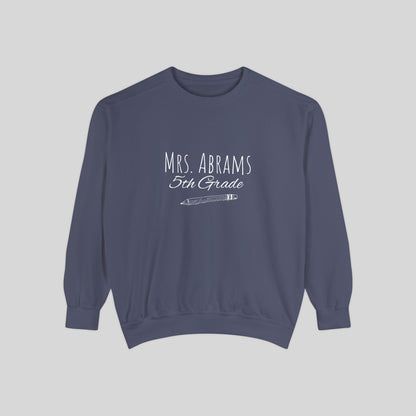 Personalized Teacher Sweatshirt, Teacher and Grade Personalized Crewneck Sweater, First Day of School Sweater, Unisex Crewneck Sweater.