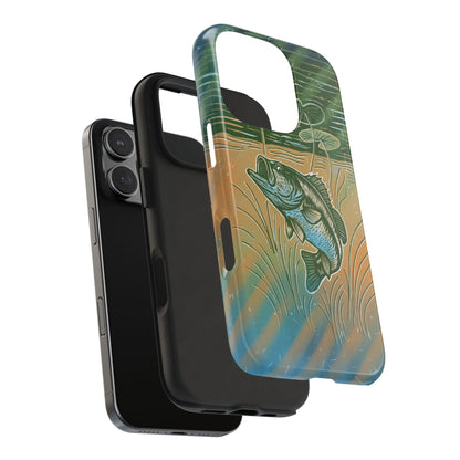 Bass Under Lily Pads Phone Case