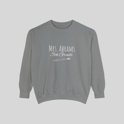 Personalized Teacher Sweatshirt, Teacher and Grade Personalized Crewneck Sweater, First Day of School Sweater, Unisex Crewneck Sweater.