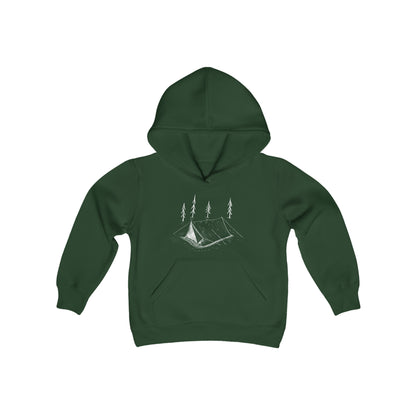 Camping Tent - Kids Hoodie