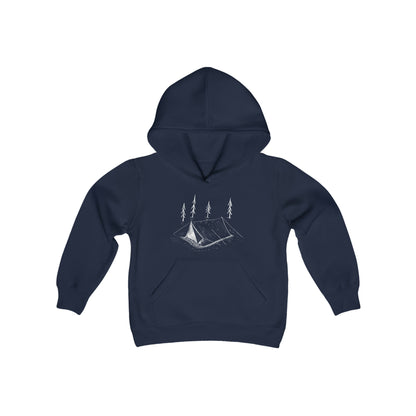 Camping Tent - Kids Hoodie