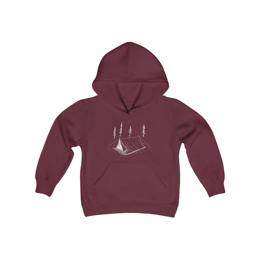 Camping Tent - Kids Hoodie