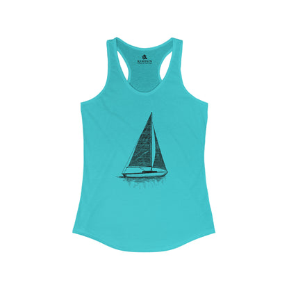 Sailboat Racerback Tank