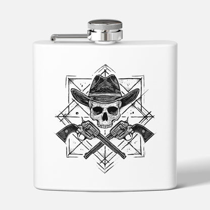 Geometric Cowboy Skull