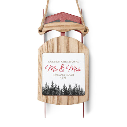 Personalized First Christmas Ornament