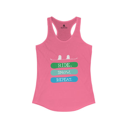 Ride Snow Repeat Racerback