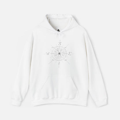 Adult True North Compass Hoodie | Unisex Fit