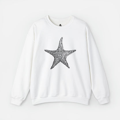 Starfish Graphic - Adult Crewneck Sweatshirt