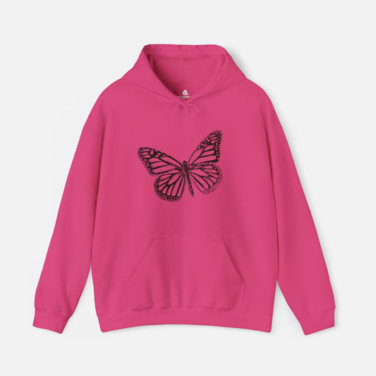 🦋🌸 Butterfly Graphic - Adult Hoodie