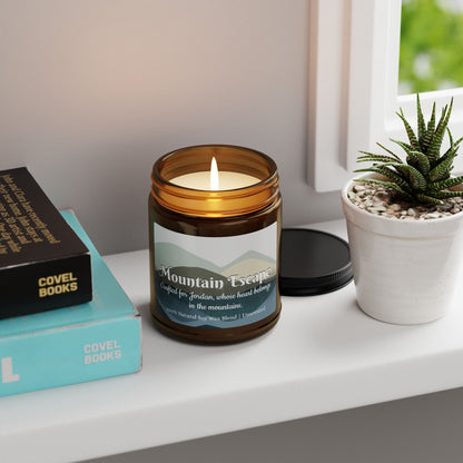 Soy Candle - Mountain Escape Personalized with Name - 2 sizes Available