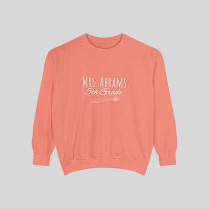 Personalized Teacher Sweatshirt, Teacher and Grade Personalized Crewneck Sweater, First Day of School Sweater, Unisex Crewneck Sweater.