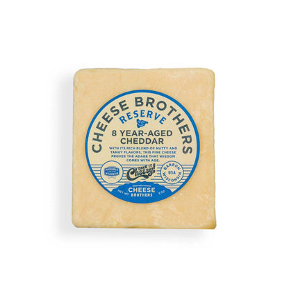 8-Year Aged White Cheddar Aged Cheese by Cheese Brothers, Inc.