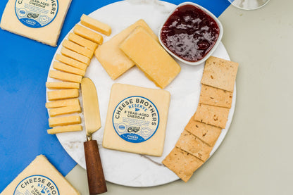 8-Year Aged White Cheddar Aged Cheese by Cheese Brothers, Inc.