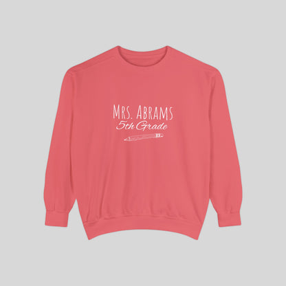 Personalized Teacher Sweatshirt, Teacher and Grade Personalized Crewneck Sweater, First Day of School Sweater, Unisex Crewneck Sweater.