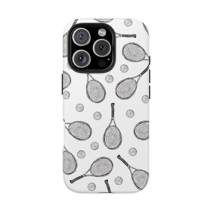 Tennis Racket & Ball Phone Case – Sleek & Durable Protection