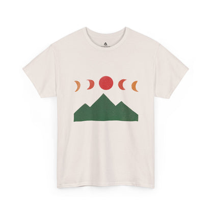 Mountain Ridges & Moon Phases Tee